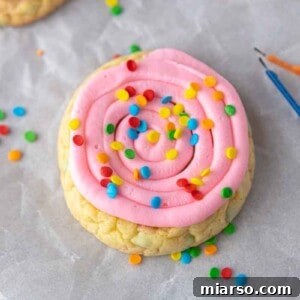 Frosted cake mix cookies