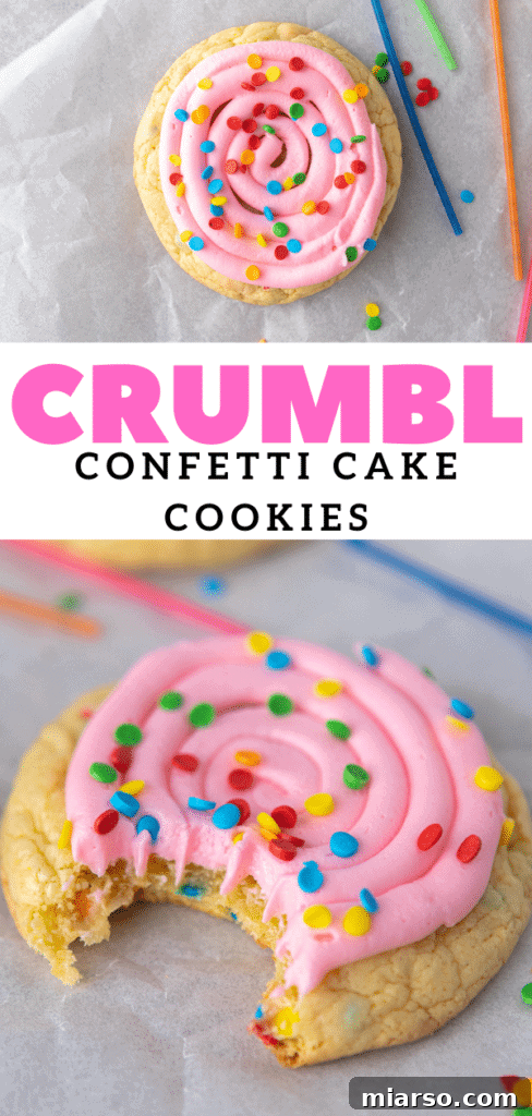 Pink frosted sprinkles cookies
