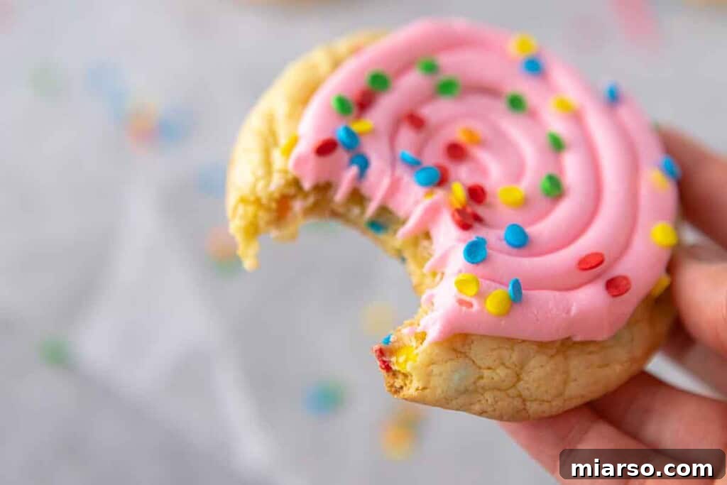Hand holding cookie