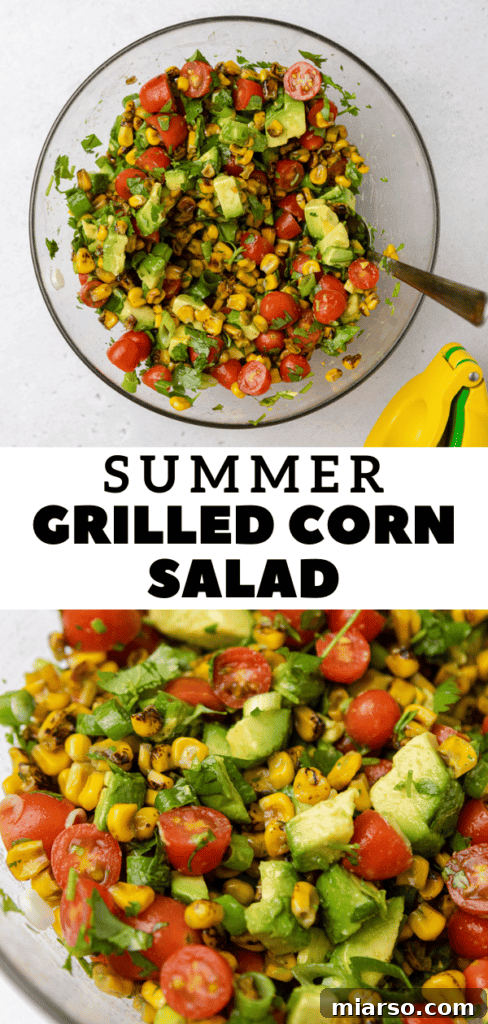 Healthy corn salad recipe