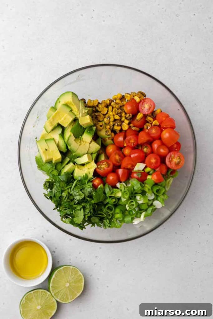 How to make roasted corn salad