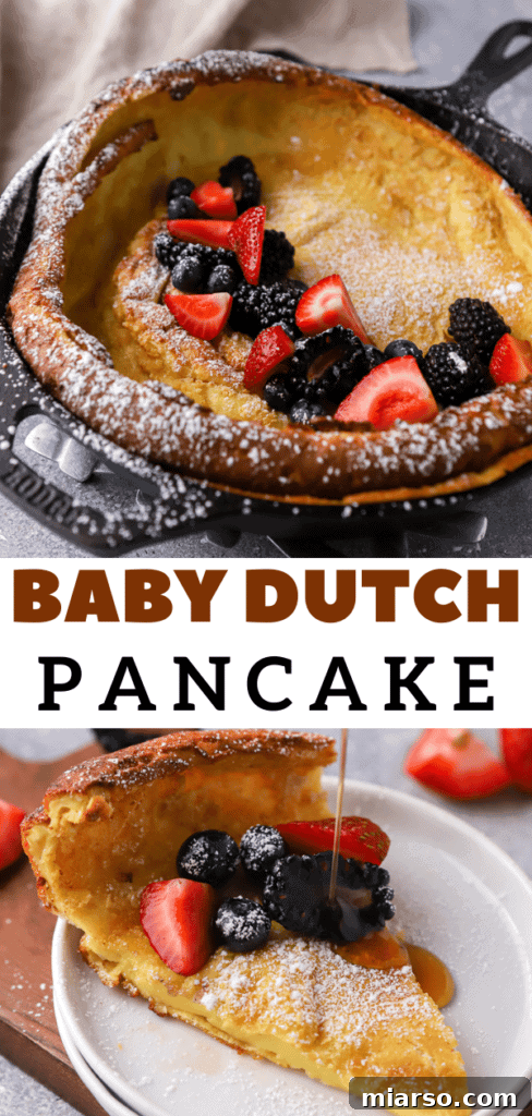 Large breakfast recipe, a perfect family-style German pancake