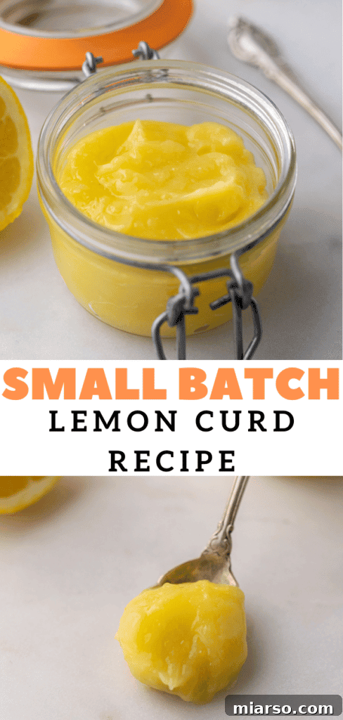 Small batch lemon dessert
