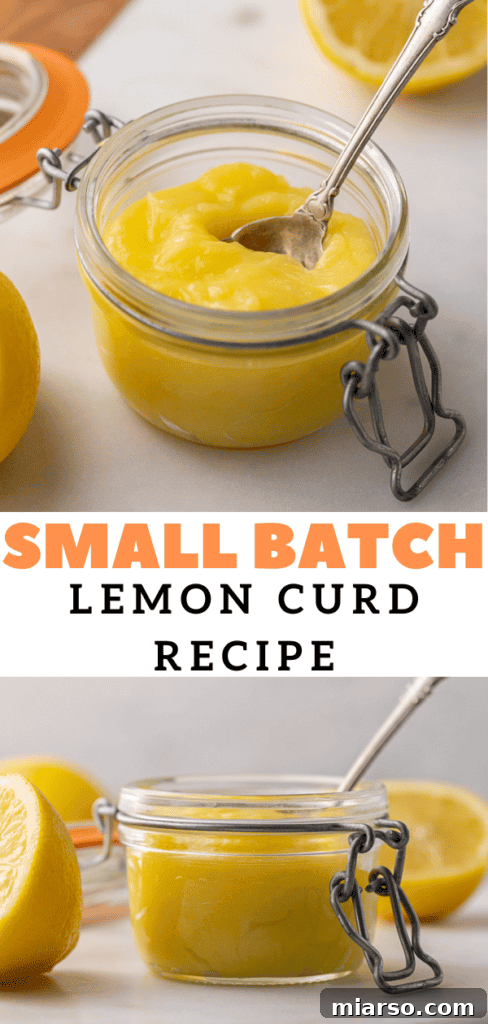 Small batch lemon curd recipe