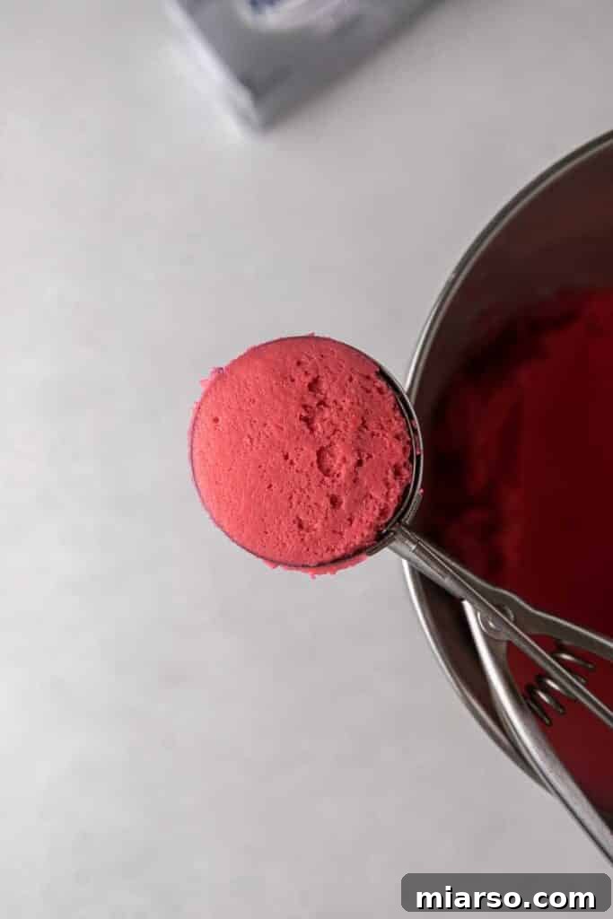 Pink velvet cookie dough 