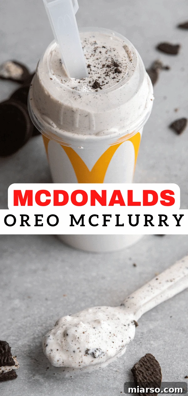 McDonald's Copycat Single Serve Oreo McFlurry 14 McDonalds copycat Oreo McFlurry pin