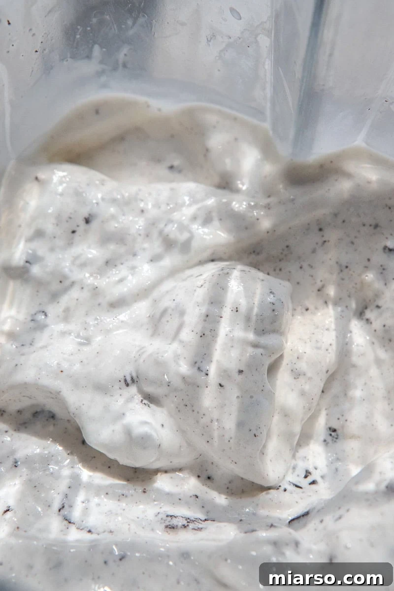 McDonald's Copycat Single Serve Oreo McFlurry 6 Homemade Oreo McFlurry in a glass