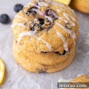Bakery-Style Soft Blueberry Crumb Cake Cookies 13 CRUMBL blueberry crumb cake cookies