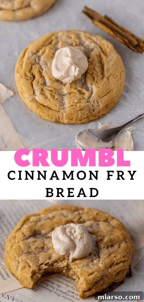Cinnamon cookie with sweetened condensed milk topping