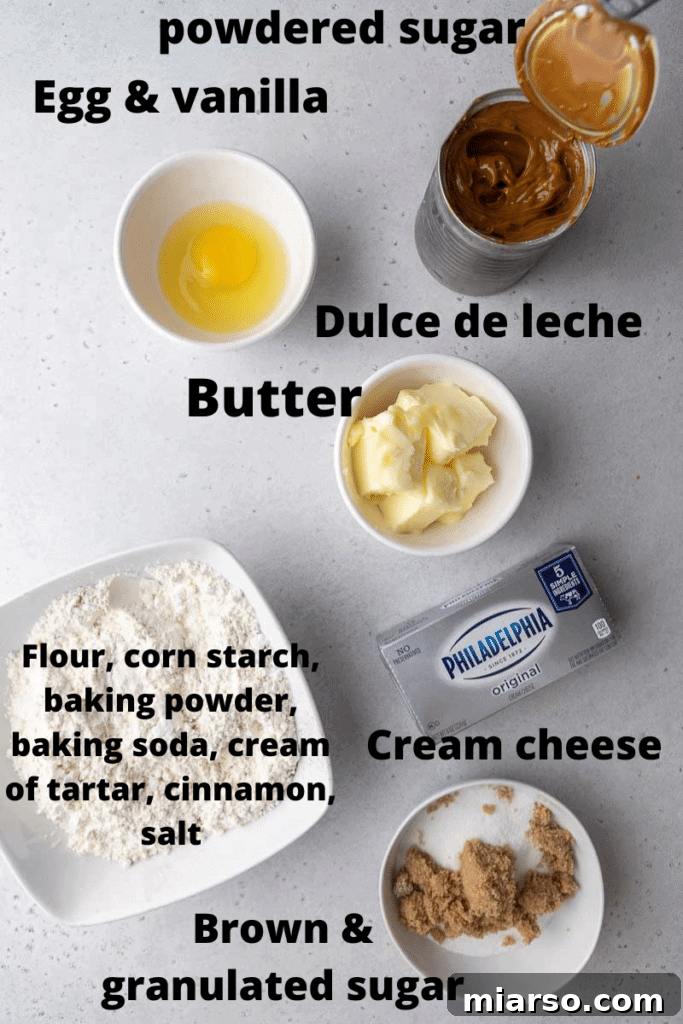 Crumbl dulce de leche cookie ingredients