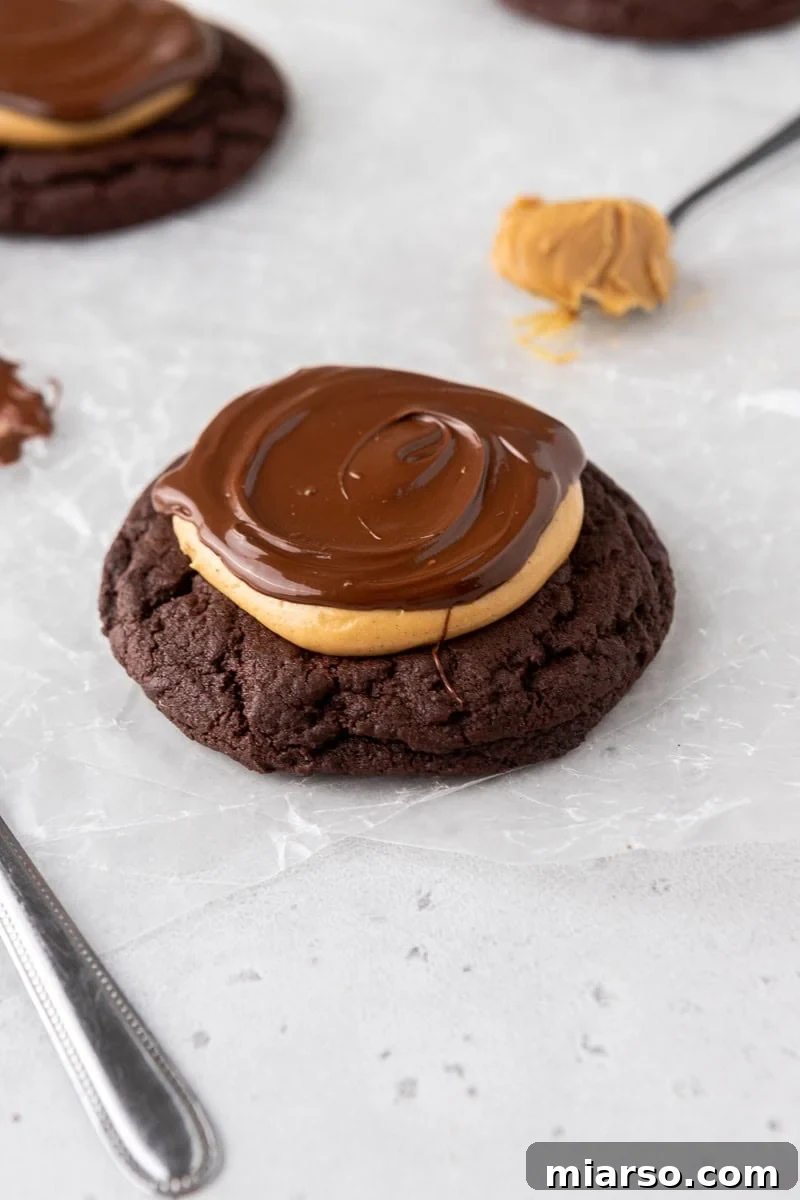 Unlock Crumbl's Secrets: 40+ Copycat Cookie Recipes for 2025 13 Crumbl Buckeye Brownie Cookies