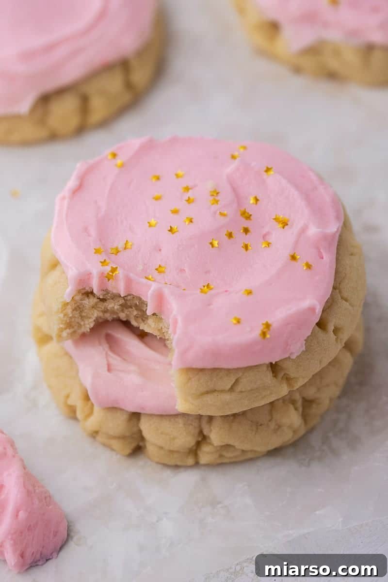 Unlock Crumbl's Secrets: 40+ Copycat Cookie Recipes for 2025 4 Crumbl sugar cookies stacked