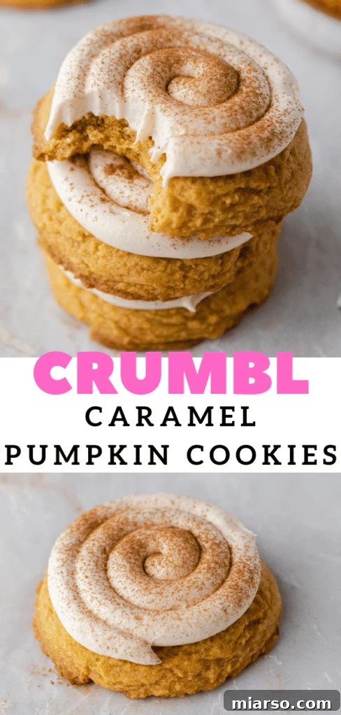 Another collage showcasing popular Crumbl fall cookie flavors.