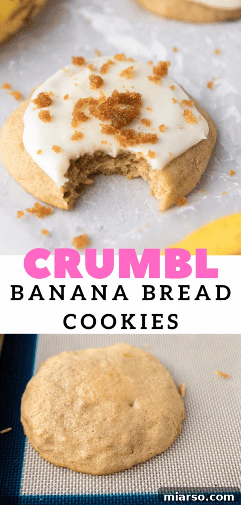A festive display of Crumbl banana bread cookies for sharing.