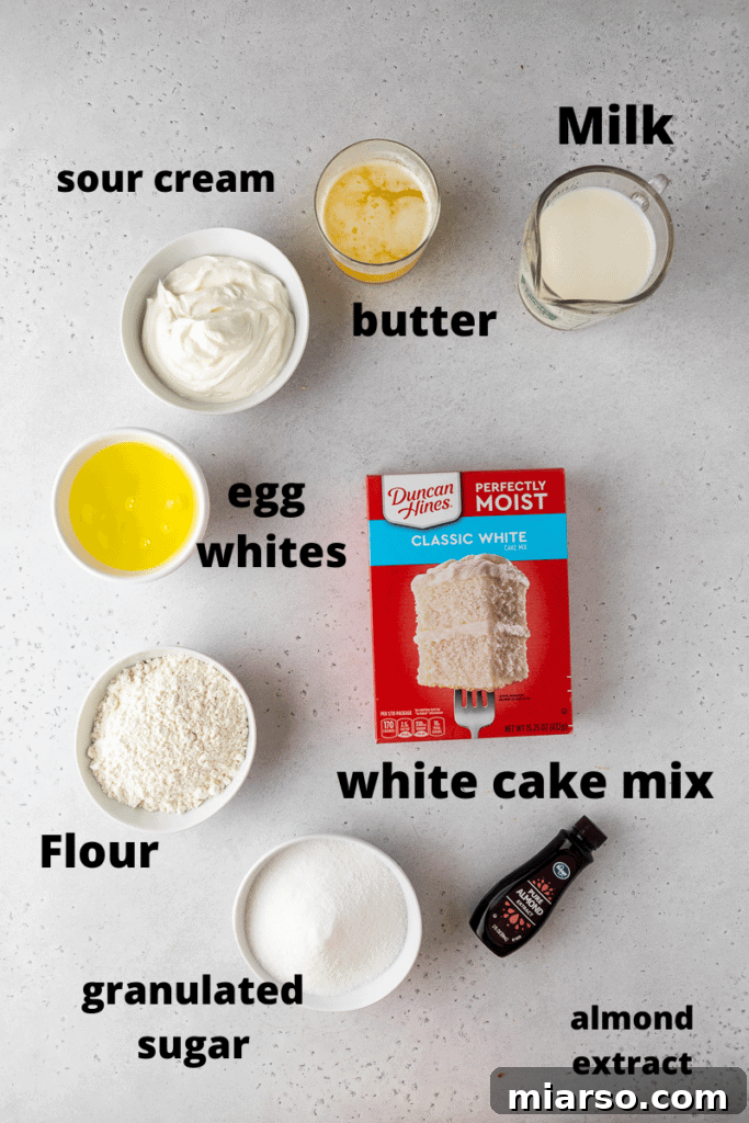 Ingredients for WASC cake