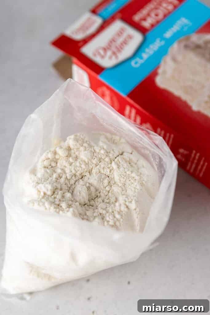 White cake mix