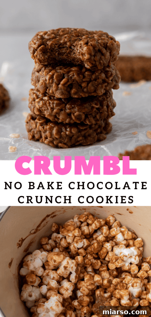 Crumbl chocolate crunch cookies with rich caramel and chocolate.