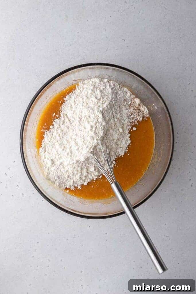 Pumpkin mix with flour