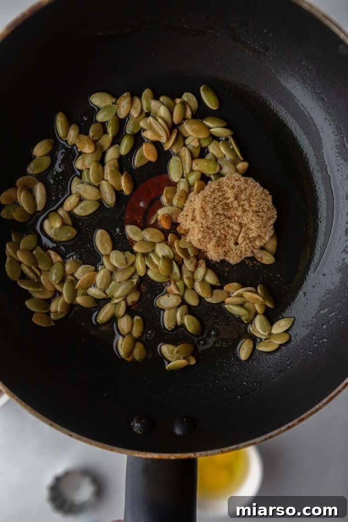 Toasted pumpkin seeds