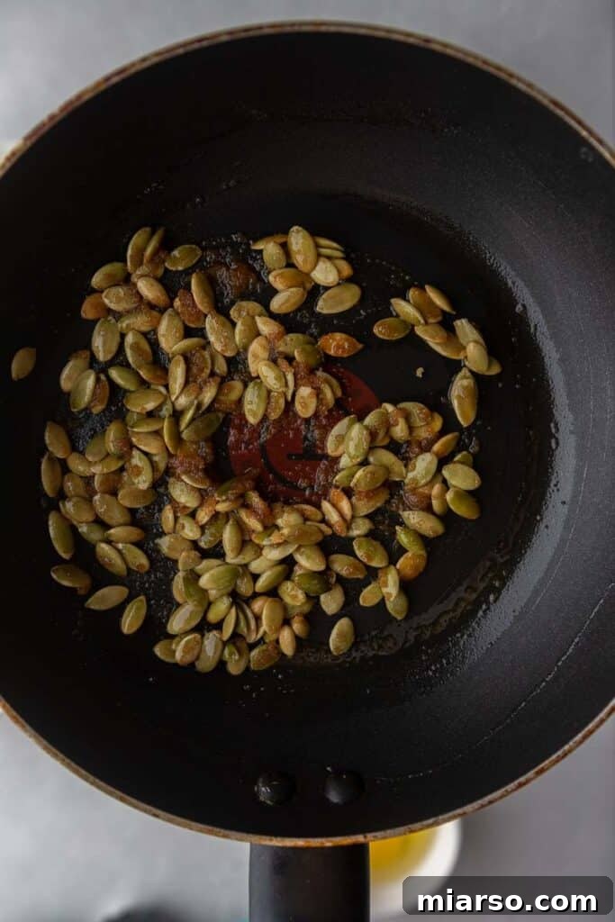 Toasted pumpkin seeds