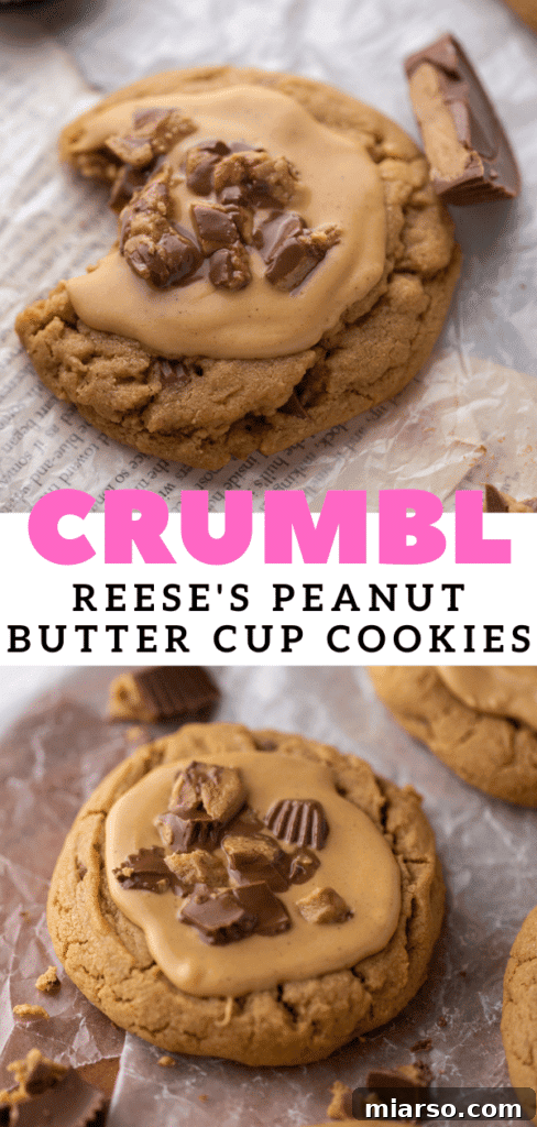Crumbl's Ultimate Reese's Peanut Butter Cookie 11 Crumbl Peanut Butter Reese’s cookies