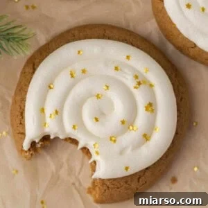Overhead shot of the best Crumbl gingerbread cookies