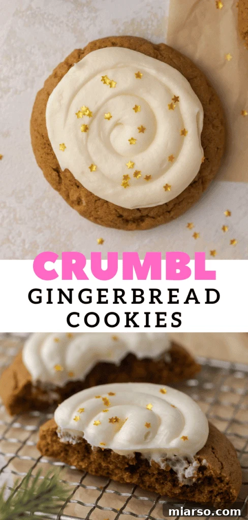 Crumbl gingerbread cookies 