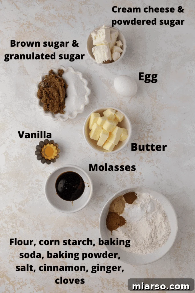crumbl gingerbread cookies ingredients