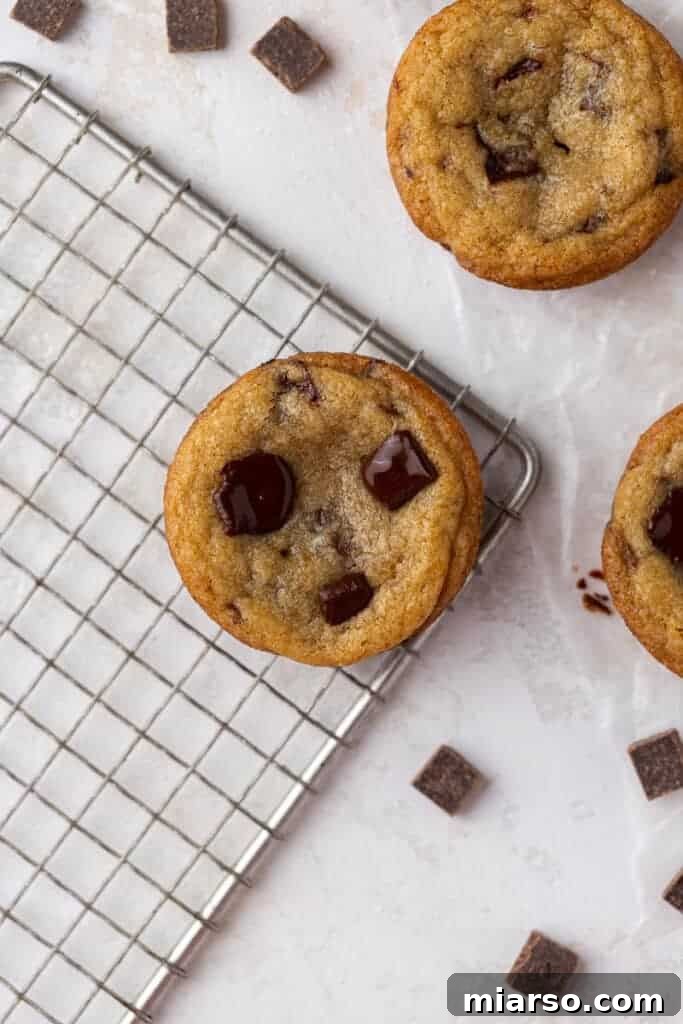 Homemade Crumbl cookie cups, warm and ready to be served
