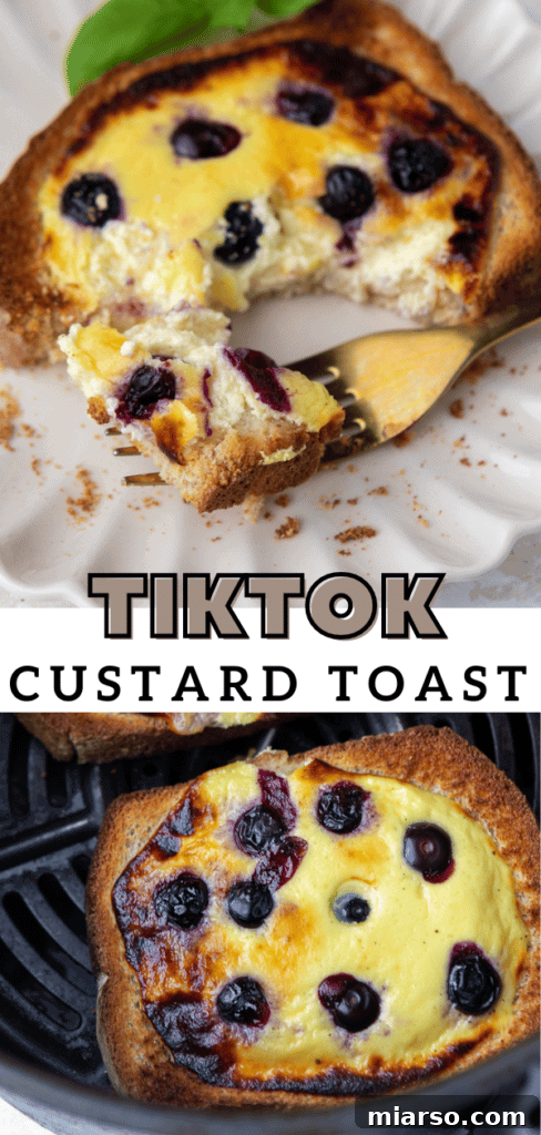 Another Pinterest image for Yogurt Toast recipe