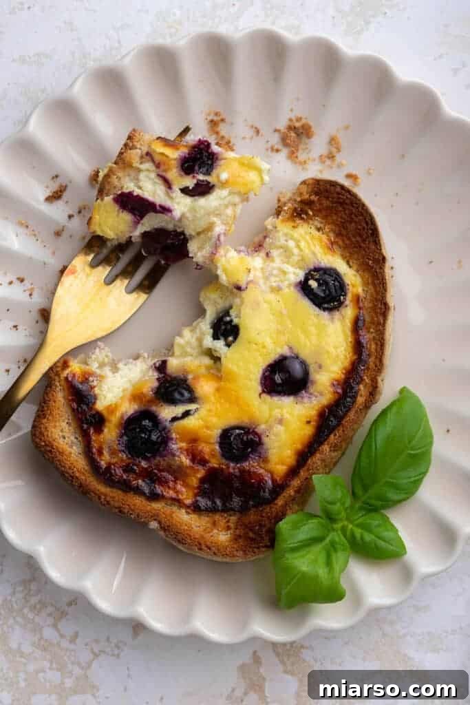Finished air fryer yogurt toast
