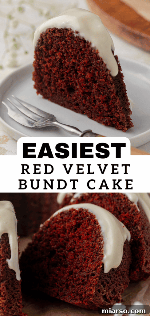Red velvet bundt cake