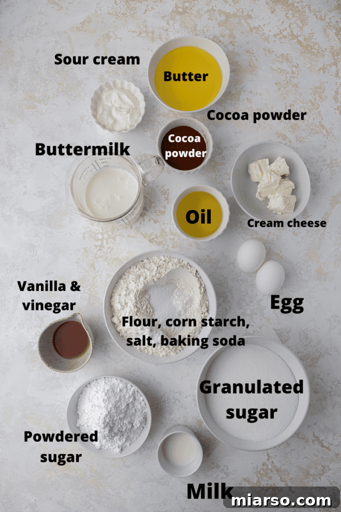 Bundt cake ingredients
