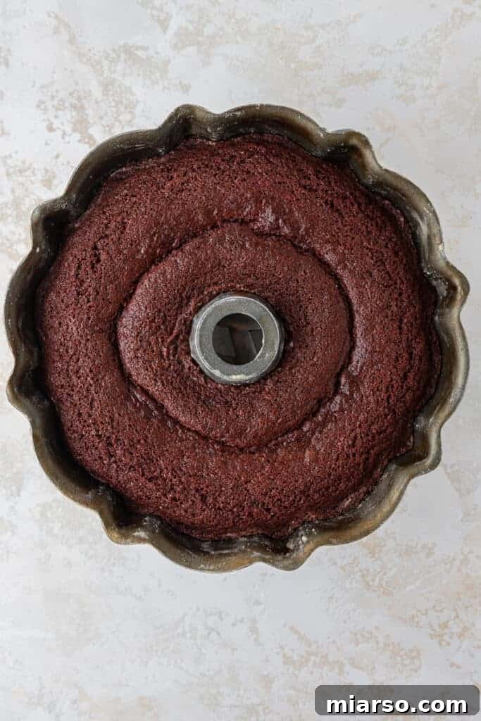 Baked bundt cake