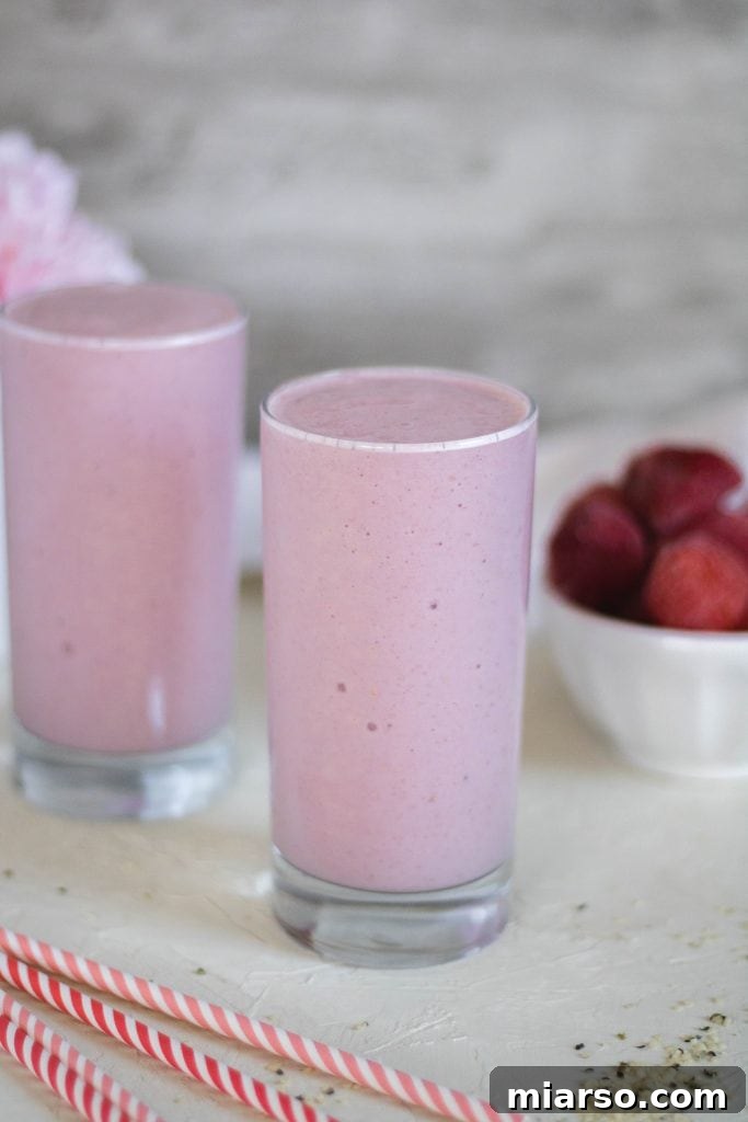 strawberry raspberry smoothie recipe