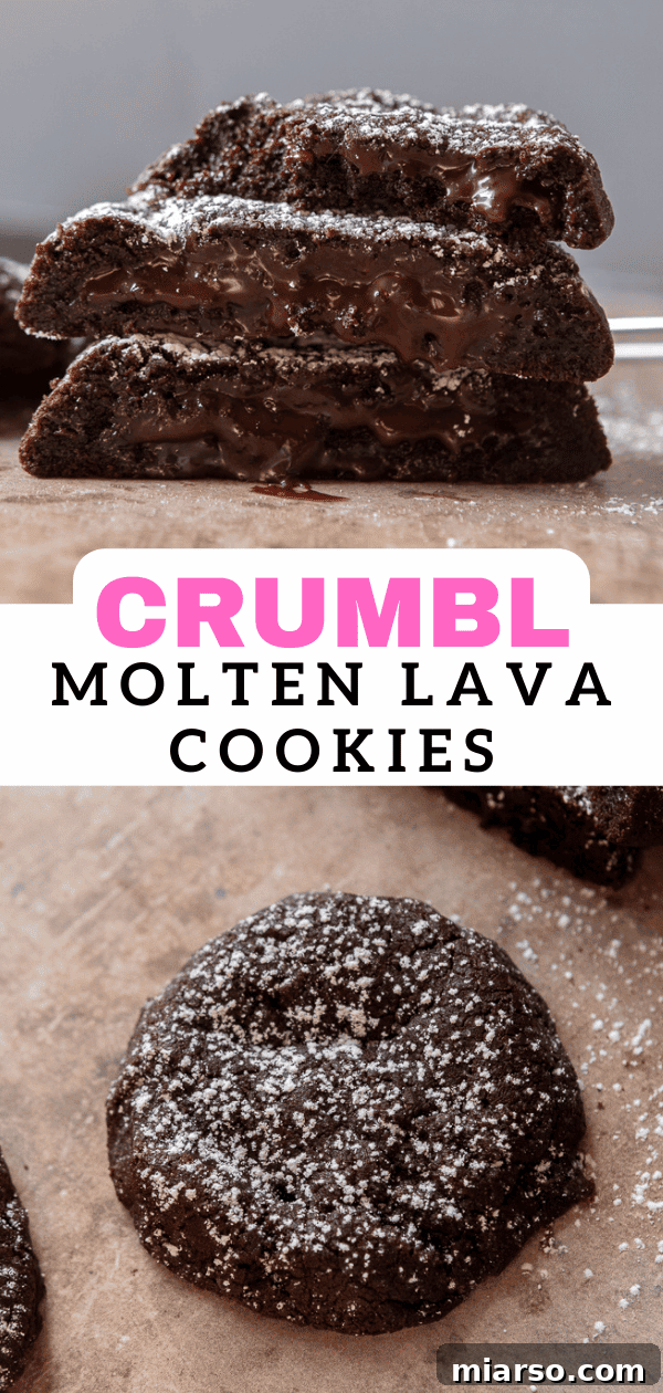 Crumbl molten lava cookies, a delicious homemade copycat recipe