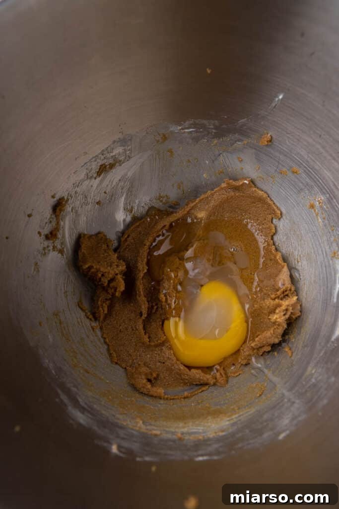 Creamed butter and sugar together