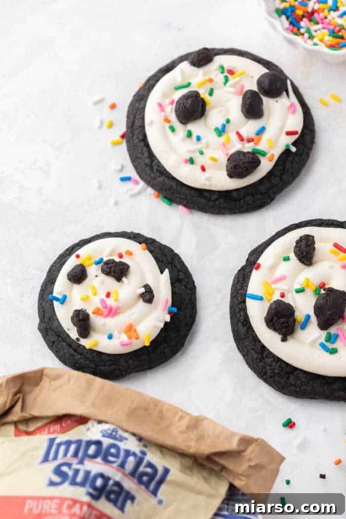 Crumb Oreo birthday cake cookies