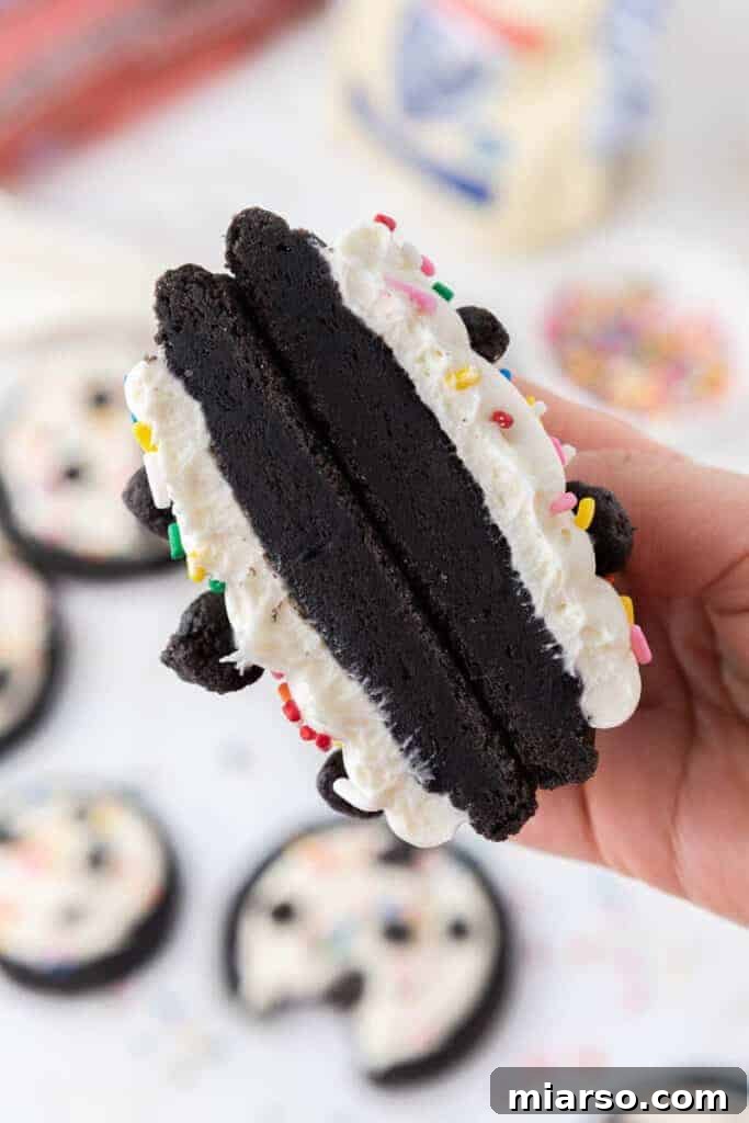 Crumbl Oreo birthday cake cookies