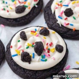 Crumb Oreo birthday cake cookies
