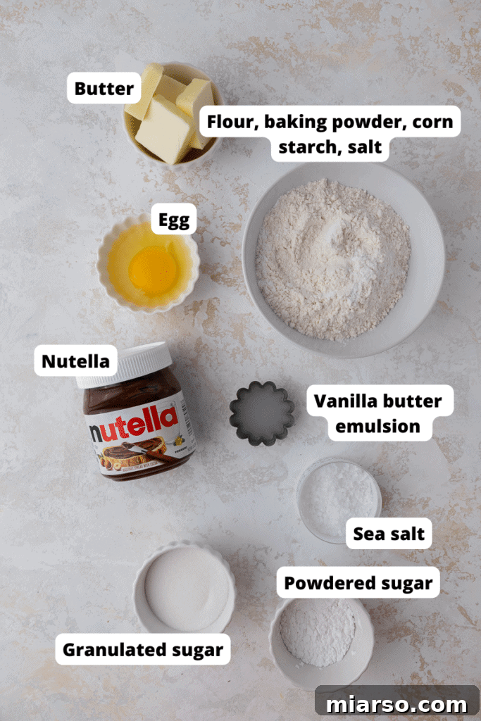 Crumbl hazelnut sea salt cookie ingredients