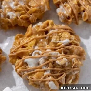 Crumbl cornflakes marshmallow cookies