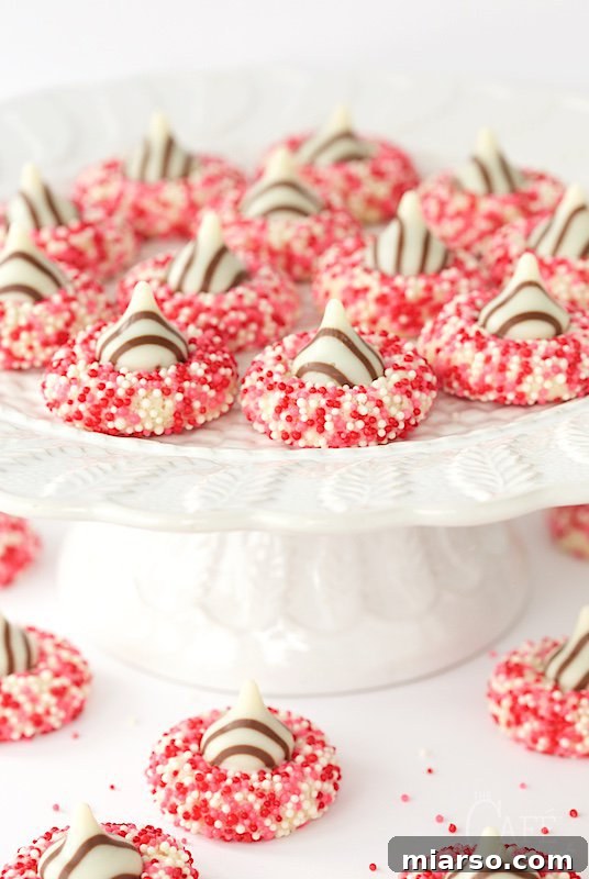 Charming easy Valentine's Day shortbread cookies