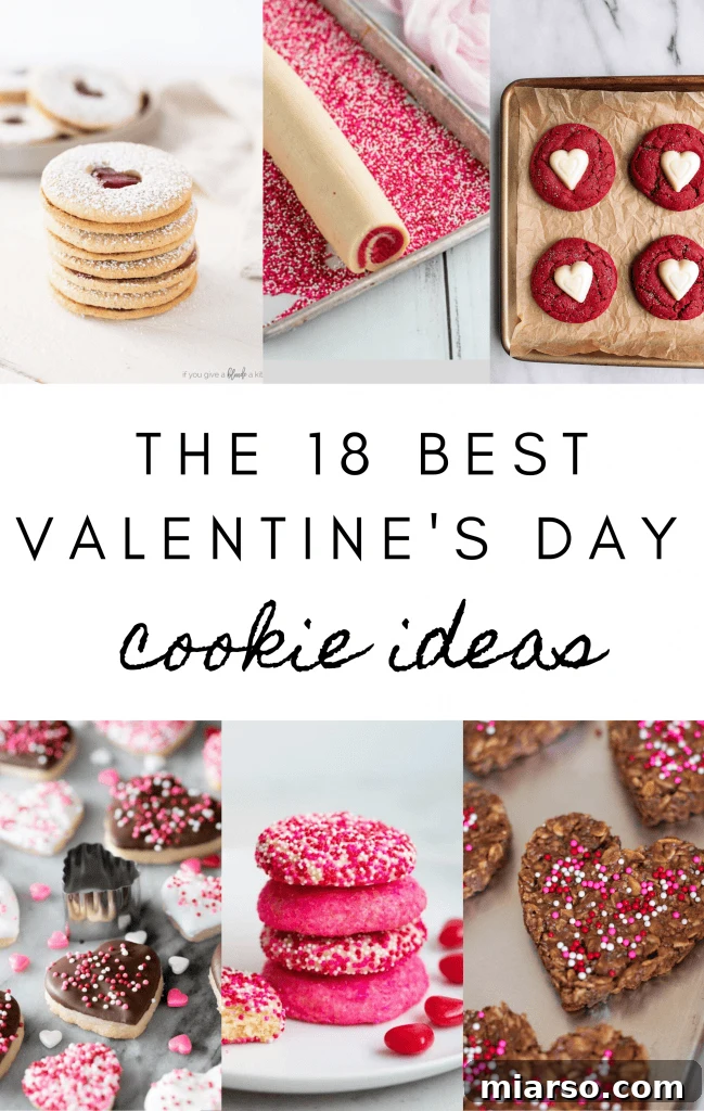 18 best Valentine's Day cookie ideas for Pinterest collage