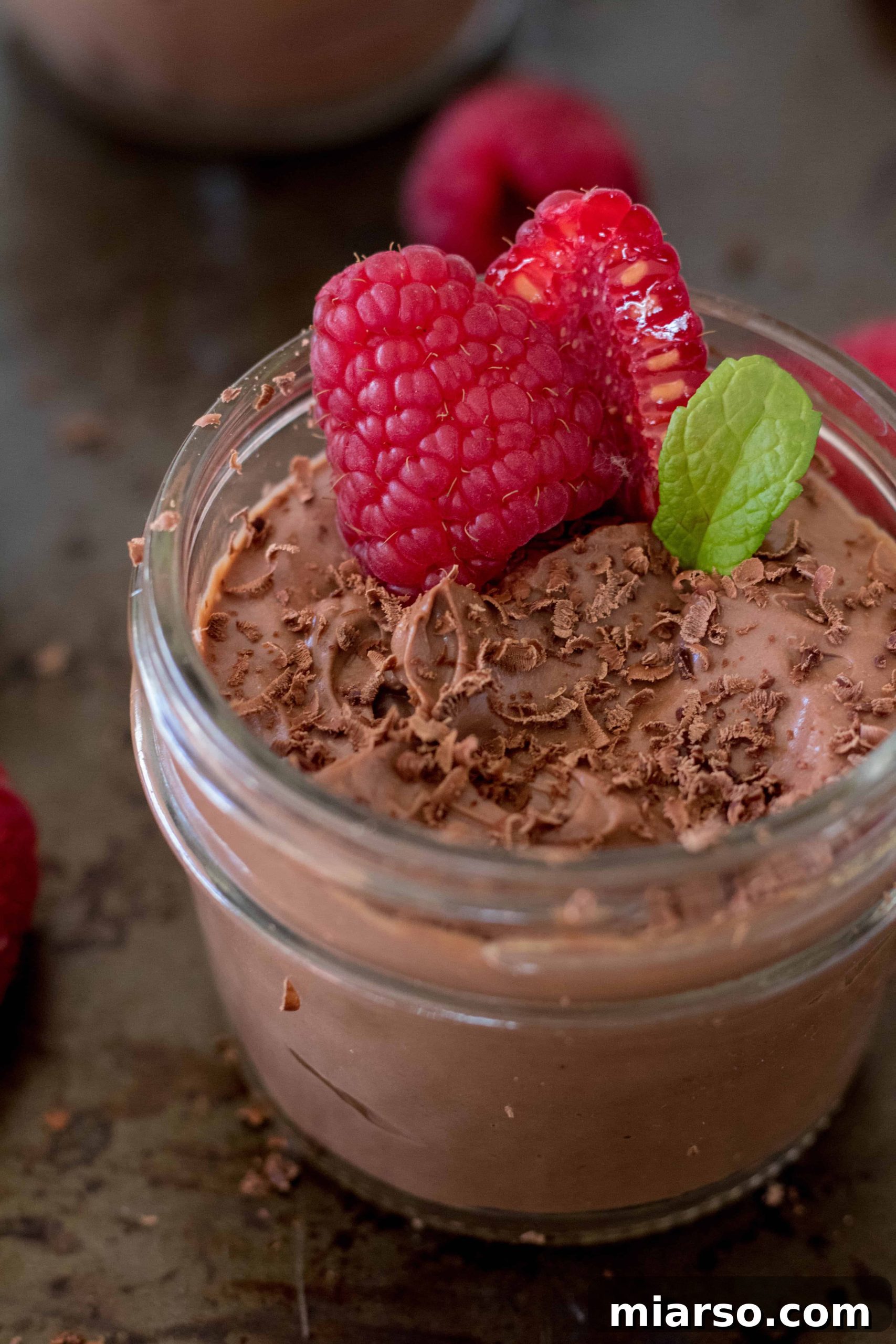 Simple 3-ingredient chocolate tofu mousse