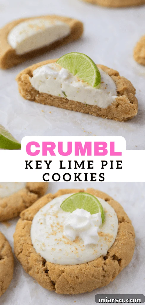 Tangy Chilled Key Lime Cookie Bliss 13 Crumbl key lime pie cookies
