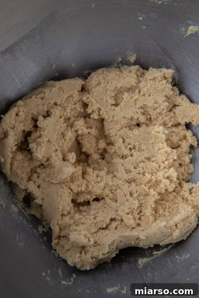 Tangy Chilled Key Lime Cookie Bliss 5 Cookie dough in mixing bowl
