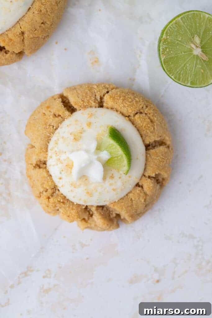 Tangy Chilled Key Lime Cookie Bliss 9 Cmini catering size key lime pie cookies