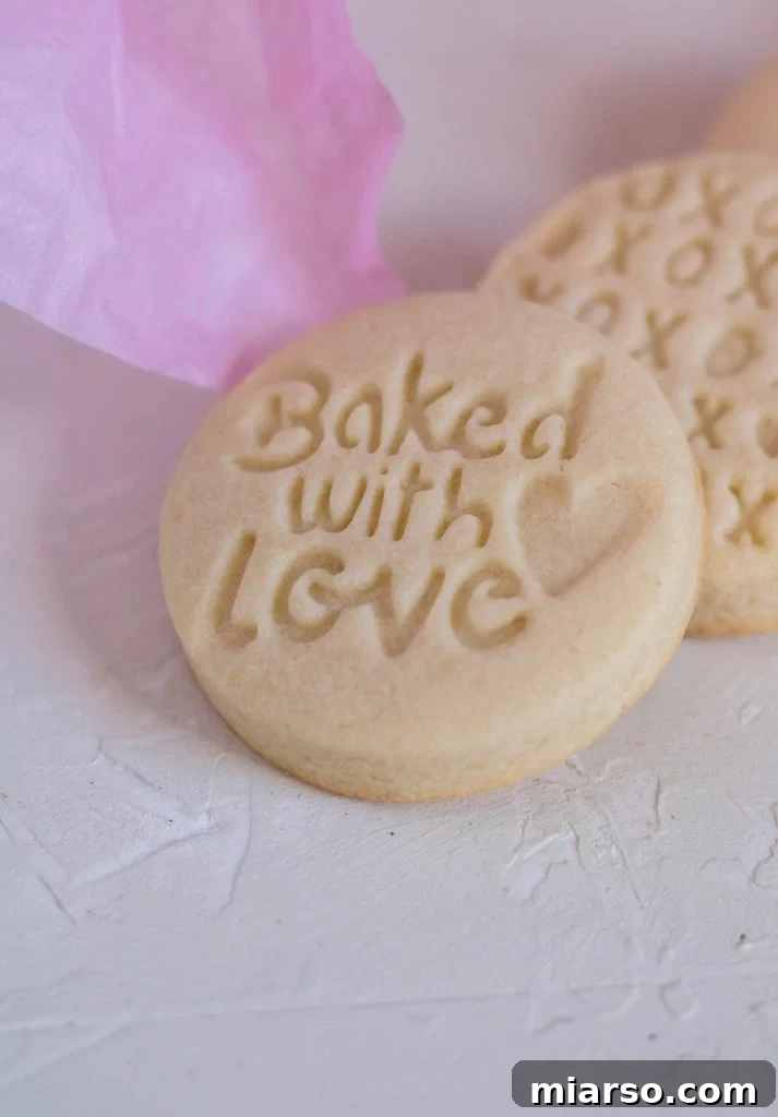 vanilla shortbread cookies
