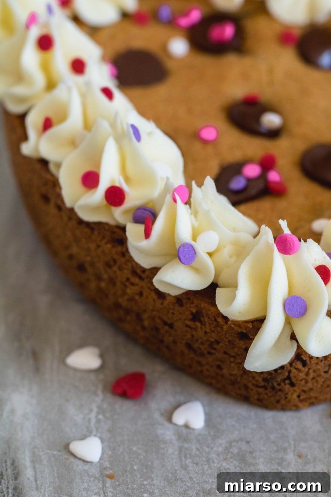 Valentines Day Heart Cookie Cake for Two 16 img 6427 15